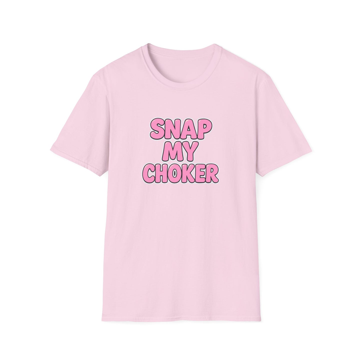 Playful Snap My Choker Unisex T-Shirt, Trendy Graphic Tee, Casual Wear, Gift for Friends, Party Outfit, Statement Shirt