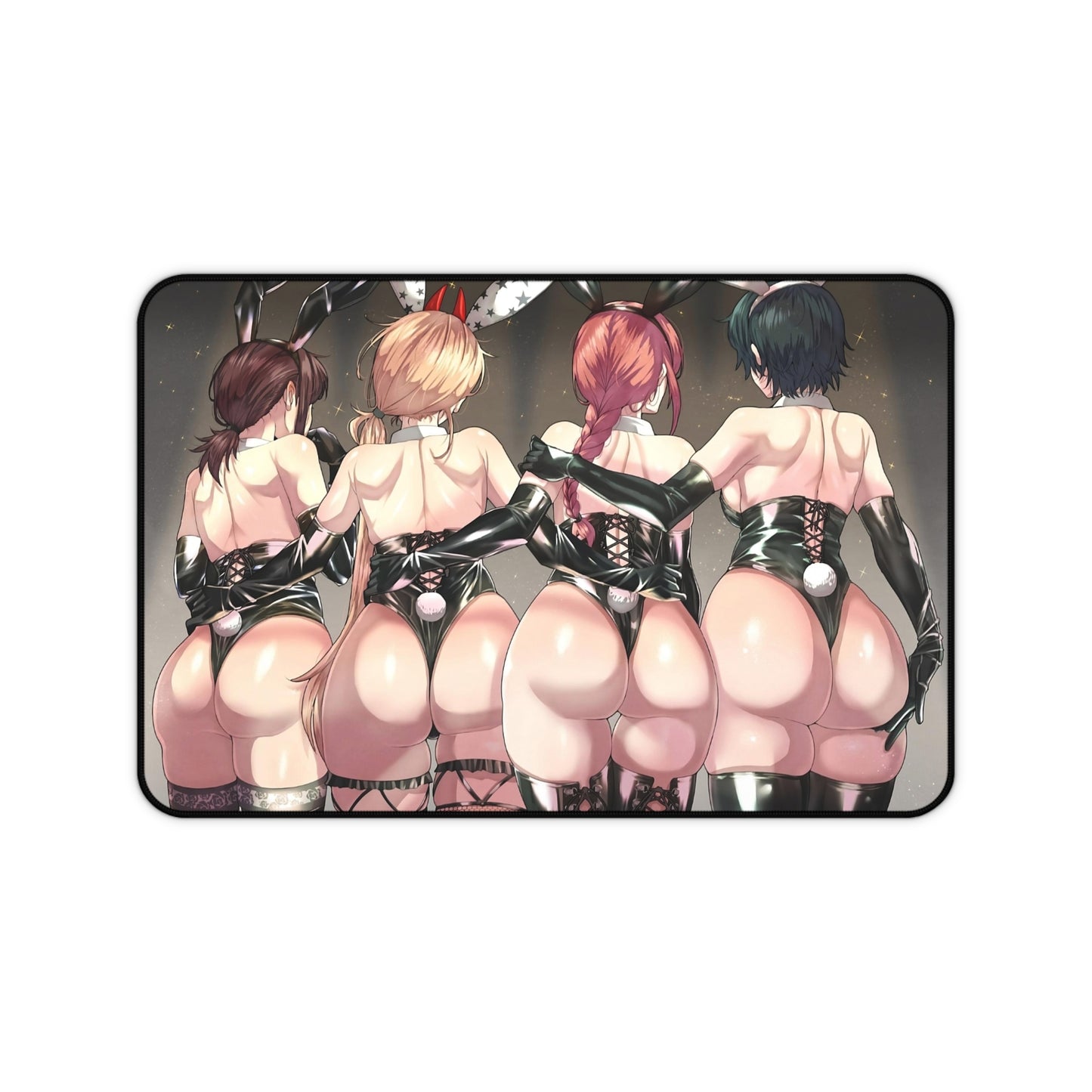 Lewd Mouse Pad | Chainsaw Man | Power | Makima | Reze | Yoru | Harem | Anime Ass | Ass | Ecchi | Waifu | Bunny Ears