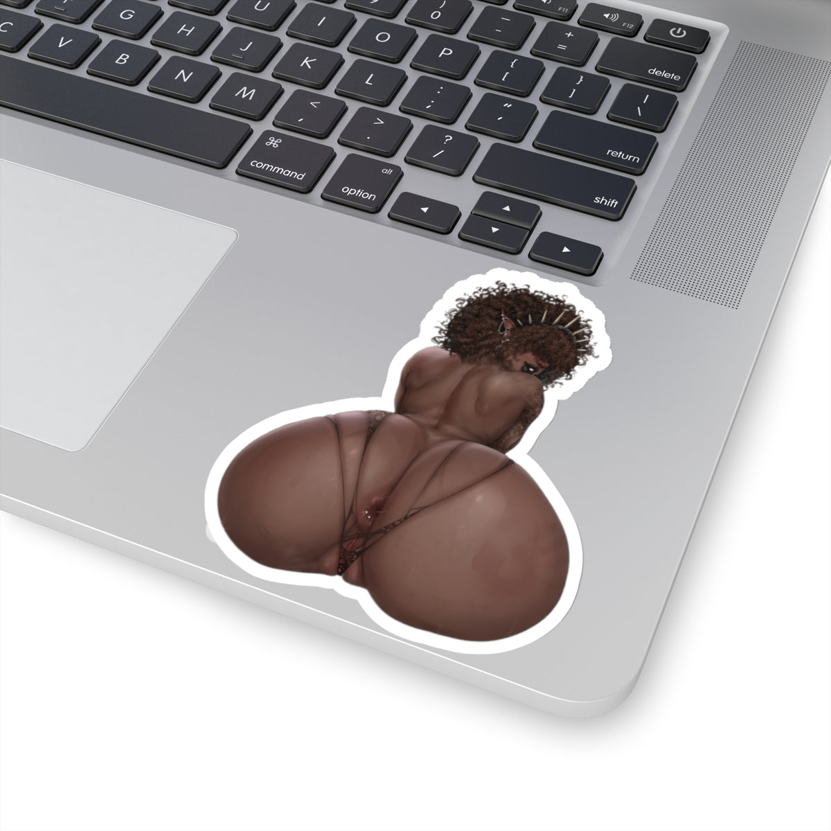 Thicc Ass Sticker | Ebony | Black Girl | Bubble Butt |  Big Booty | Sexy Anime Sticker | Lewd Sticker | Lewd Anime Sticker | Sexy Waifu Sticker