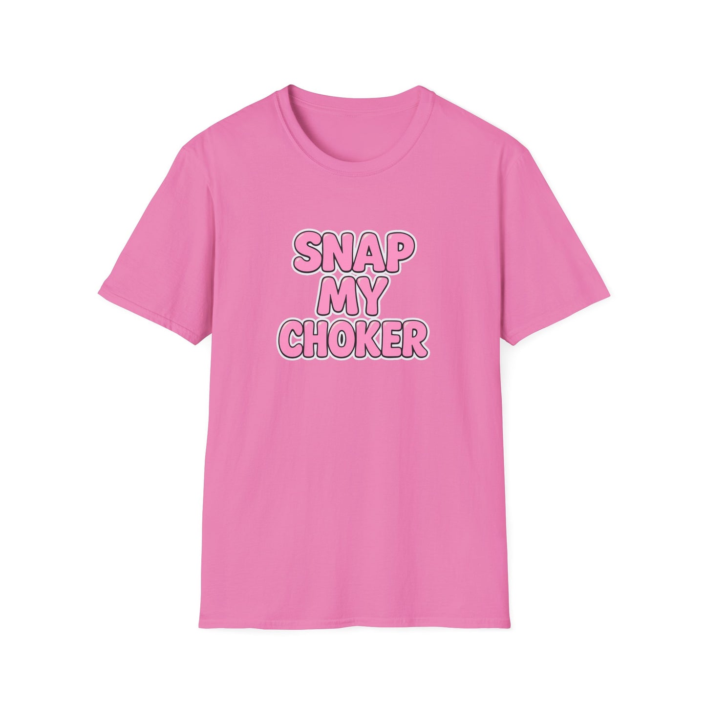 Playful Snap My Choker Unisex T-Shirt, Trendy Graphic Tee, Casual Wear, Gift for Friends, Party Outfit, Statement Shirt
