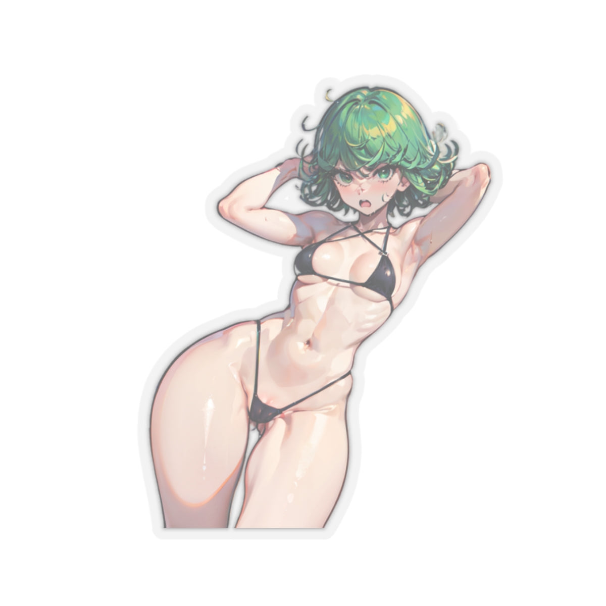 Sexy Anime Sticker | Tatsumaki | Lewd Sticker | Sexy Waifu Sticker | Small Tits | OPM | Bikini