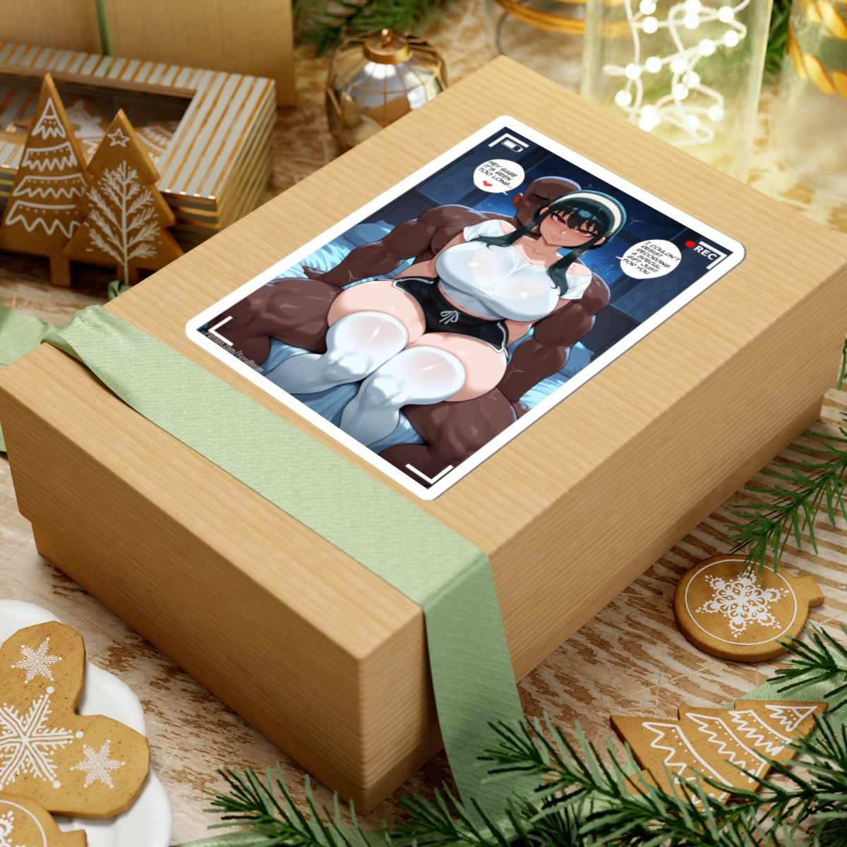 Lewd Recording Session Sticker | NTR Blacked | Hentai NSFW Sticker