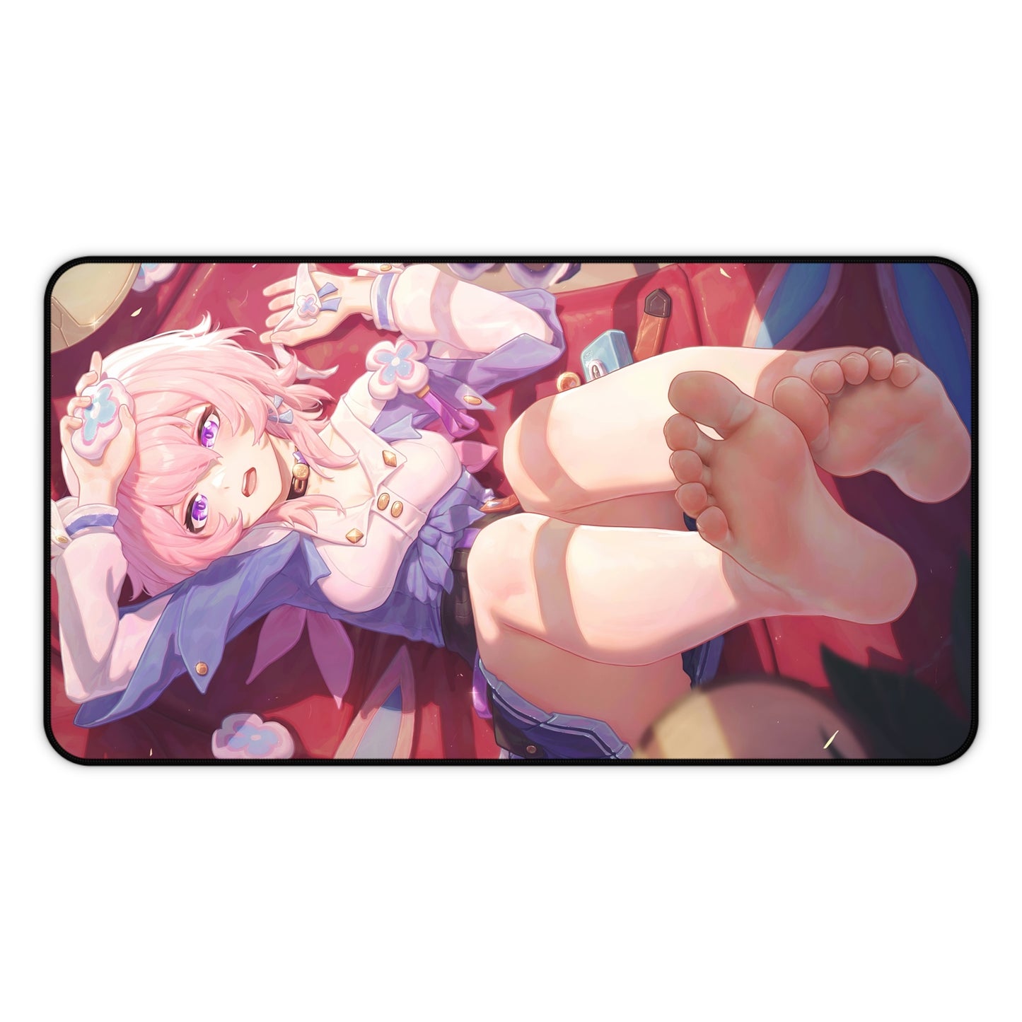 Anime Honkai Star Rail Mousepad | March 7th Mousepad | Honkai | Gaming Mousepad | Feet | Foot