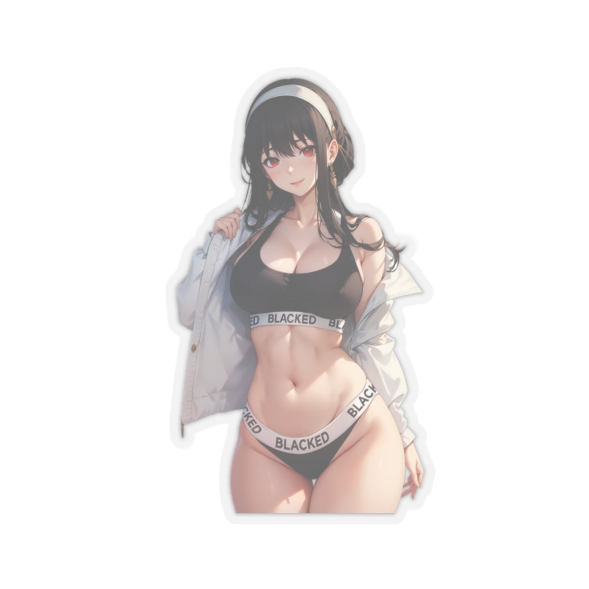 Sexy Anime Sticker | Yor  | Lewd Anime Sticker | Lewd Sticker | Sexy Waifu Sticker | Blacked | Yor Forger | SAMSARA_AI