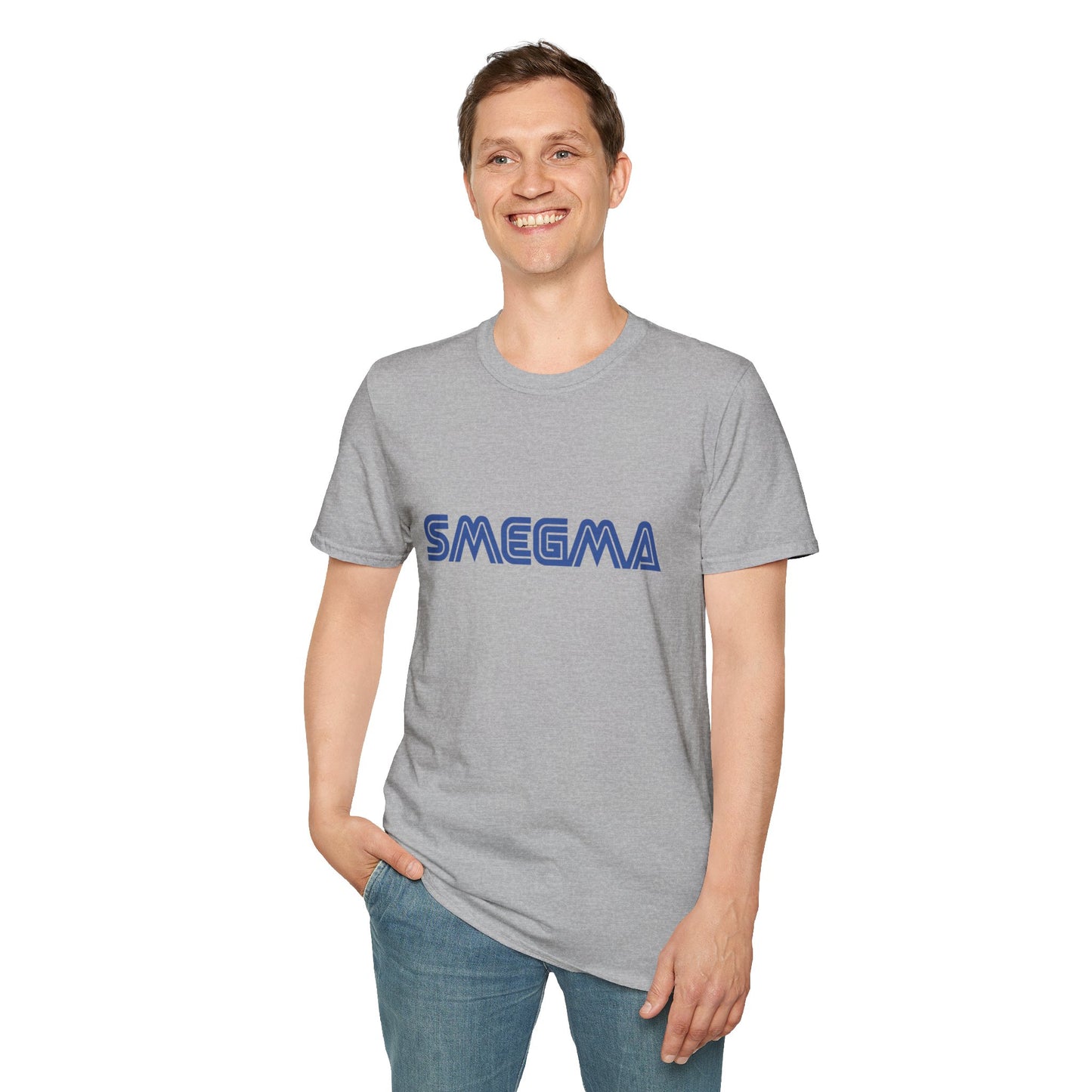 SMEGMA T-Shirt | Funny | Minimalism | Logo | Retro Gamer