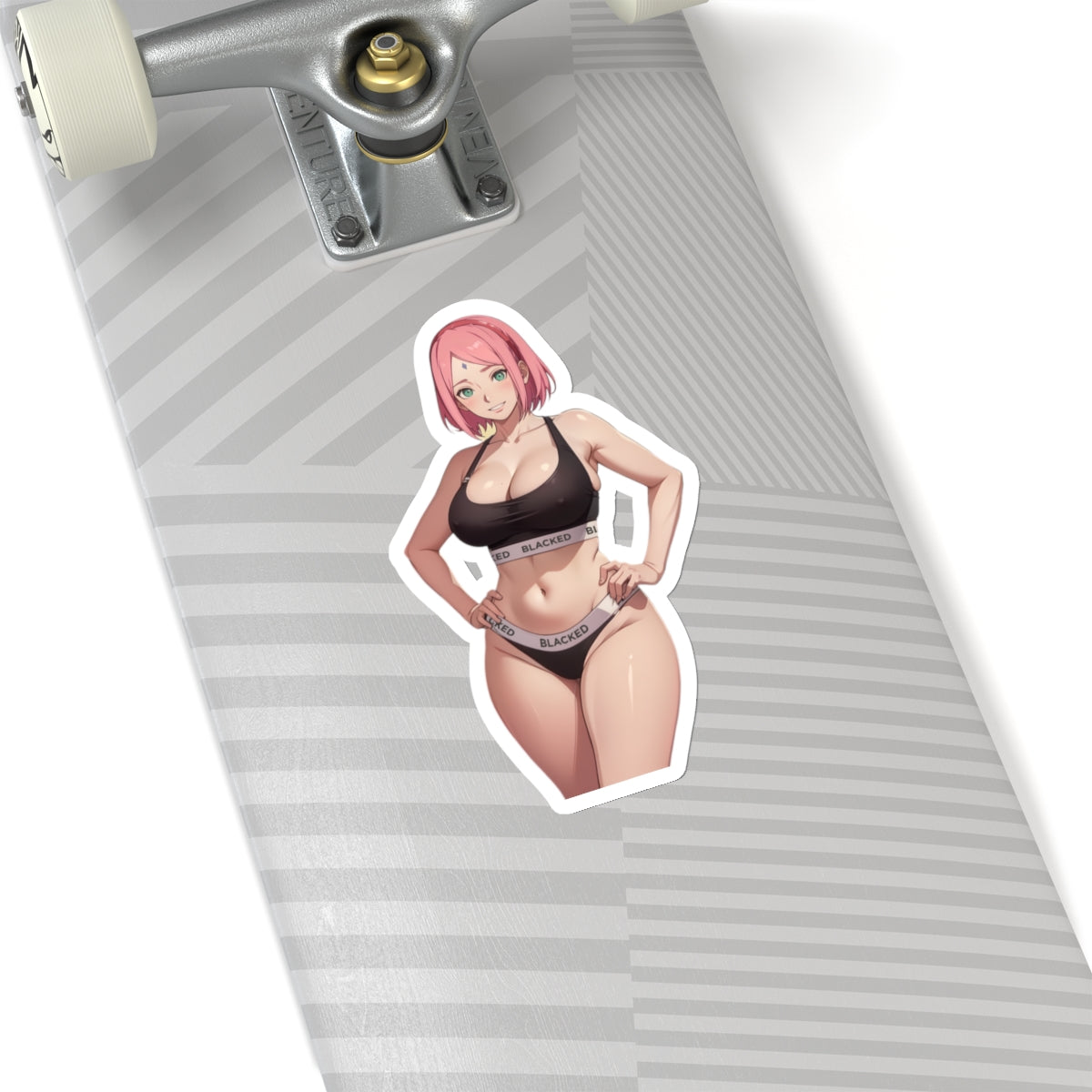 Sexy Anime Sticker | Sakura Haruno | Lewd Anime Sticker | Lewd Sticker | Sexy Waifu Sticker | Blacked | SAMSARA_AI