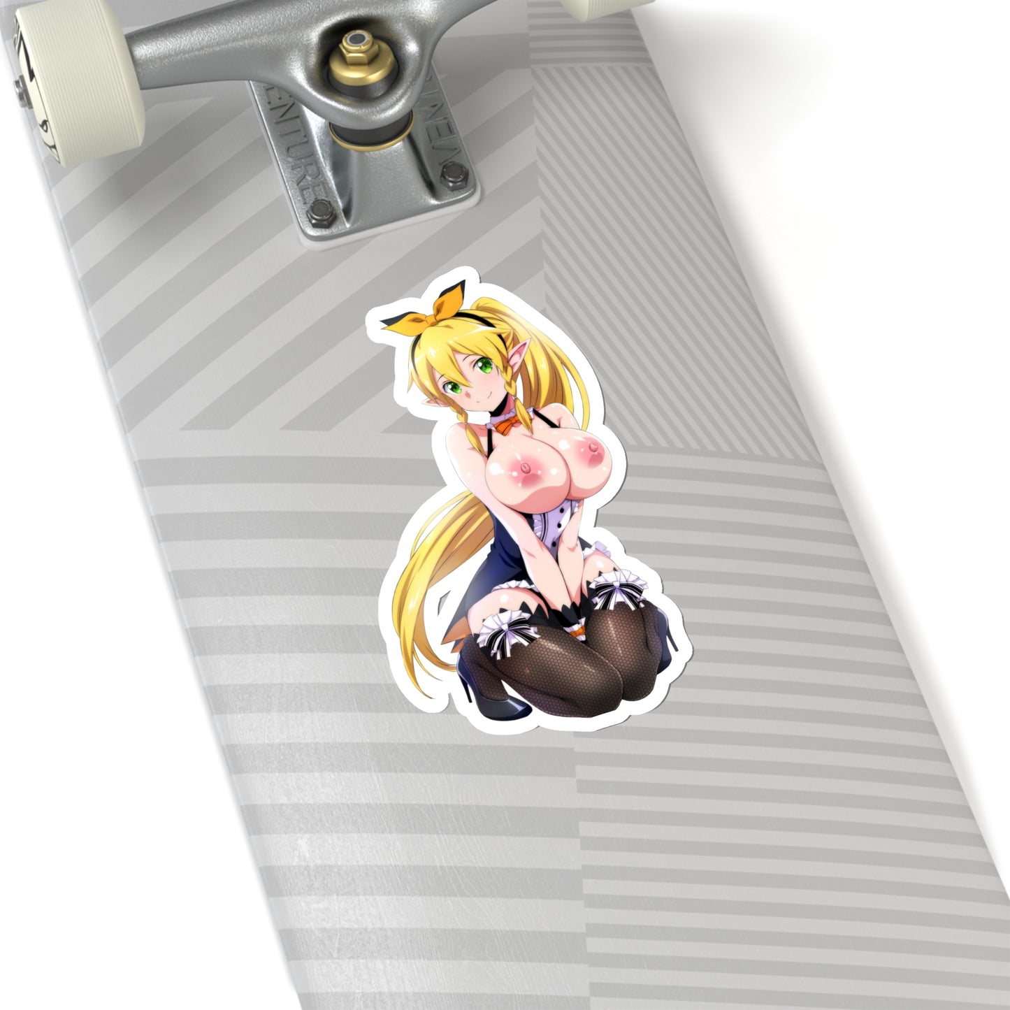 Lewd Leafa Sticker | Kirigaya Suguha | Naked Kirigaya Suguha | Tits | Uncensored Anime | Sword Art Online | Sexy Anime Sticker | Lewd Anime Sticker | Otaku | Waifu