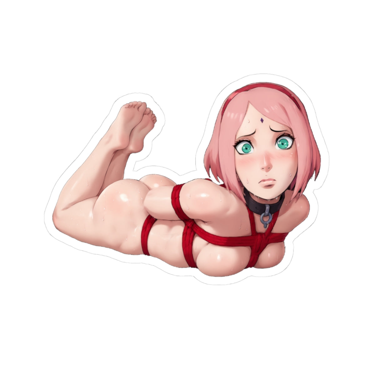 Waifu Sticker | Hentai Girls Sticker | BDSM Shibari Ninja