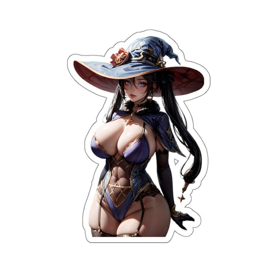 Sexy Anime Sticker | Mona Megistus | Lewd Anime Sticker | Lewd Sticker | Sexy Waifu Sticker | Nude Anime Girl | FairyAI