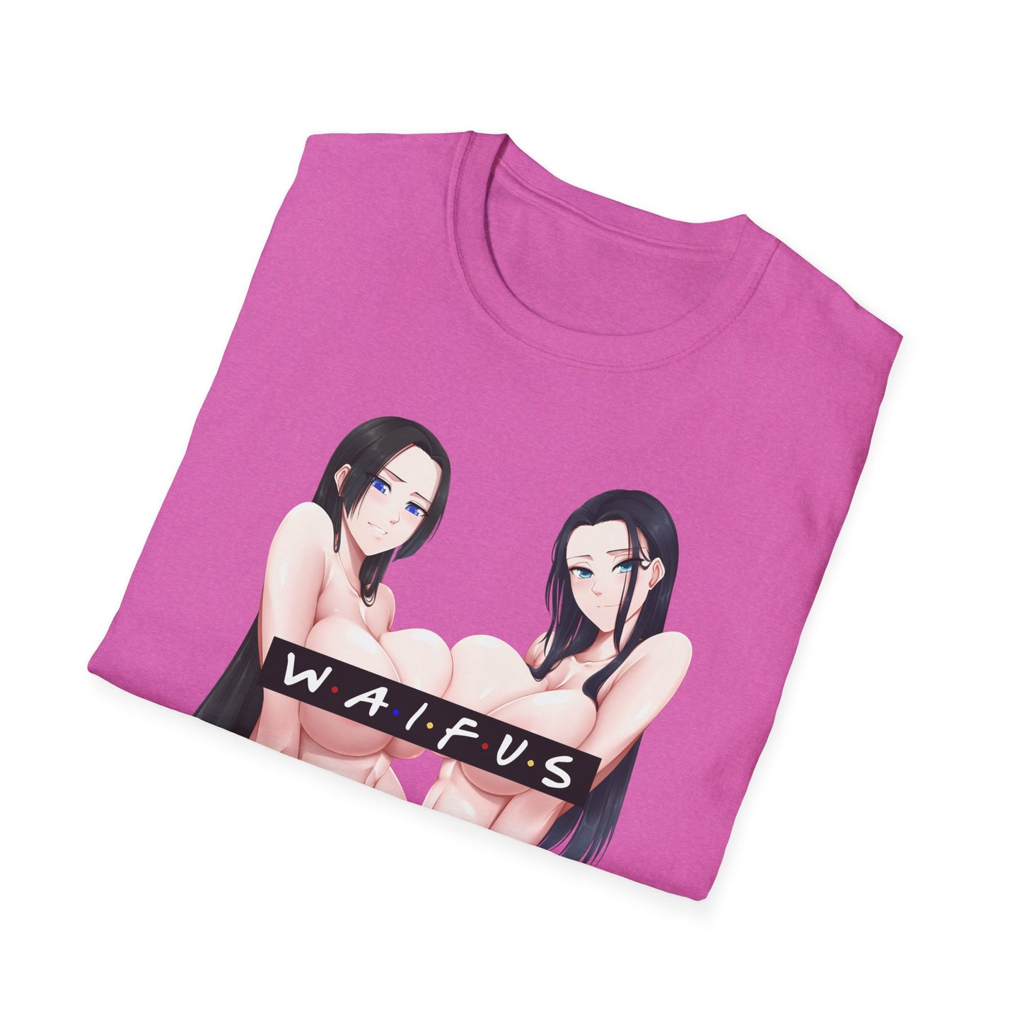 WAIFUS Tshirt | Sexy Anime Zwillinge | Ecchi | NSFW | Lewd Anime Tee | Ahegao | Otaku | Waifu