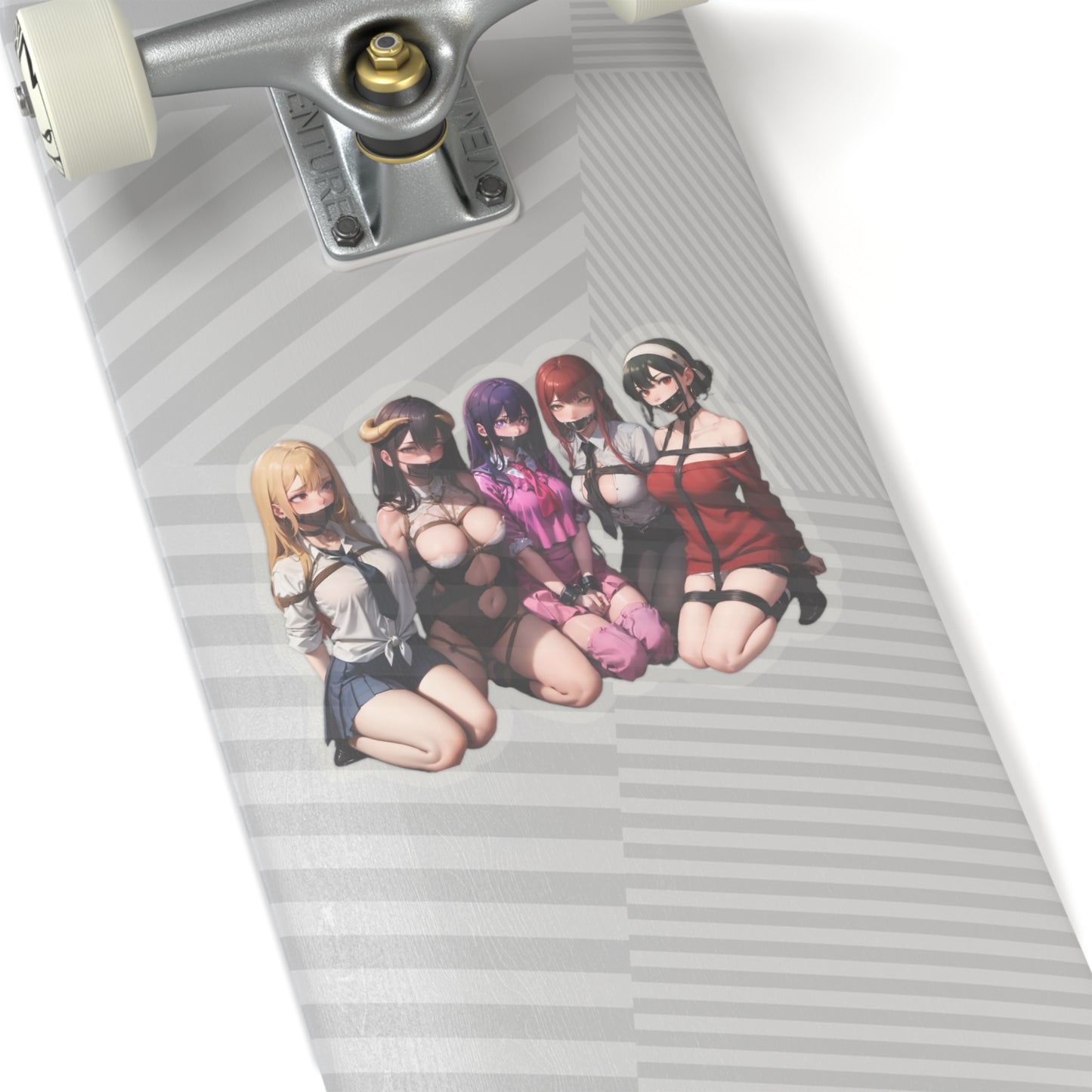 Lewd Anime Girls Sticker | Bondage | Makima | Yor | Ai Hoshino | Albedo | Marin Kitagawa | BDSM | Waifus | Kiss-Cut Sticker | Dungeon | Shibari | Sexy Anime Sticker