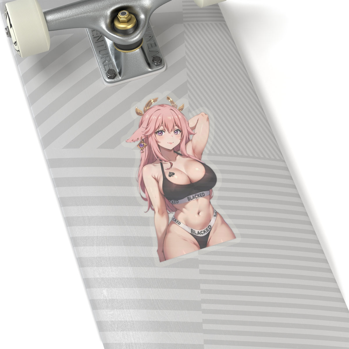 Sexy Anime Sticker | Guuji Yae | Lewd Anime Sticker | Lewd Sticker | Sexy Waifu Sticker | Blacked | Queen of Splades | Black Spade | SAMSARA_AI