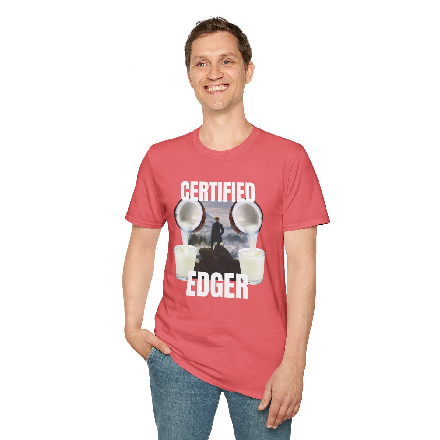 Certified Edger T-Shirt, Funny  T-Shirt, No Nut November