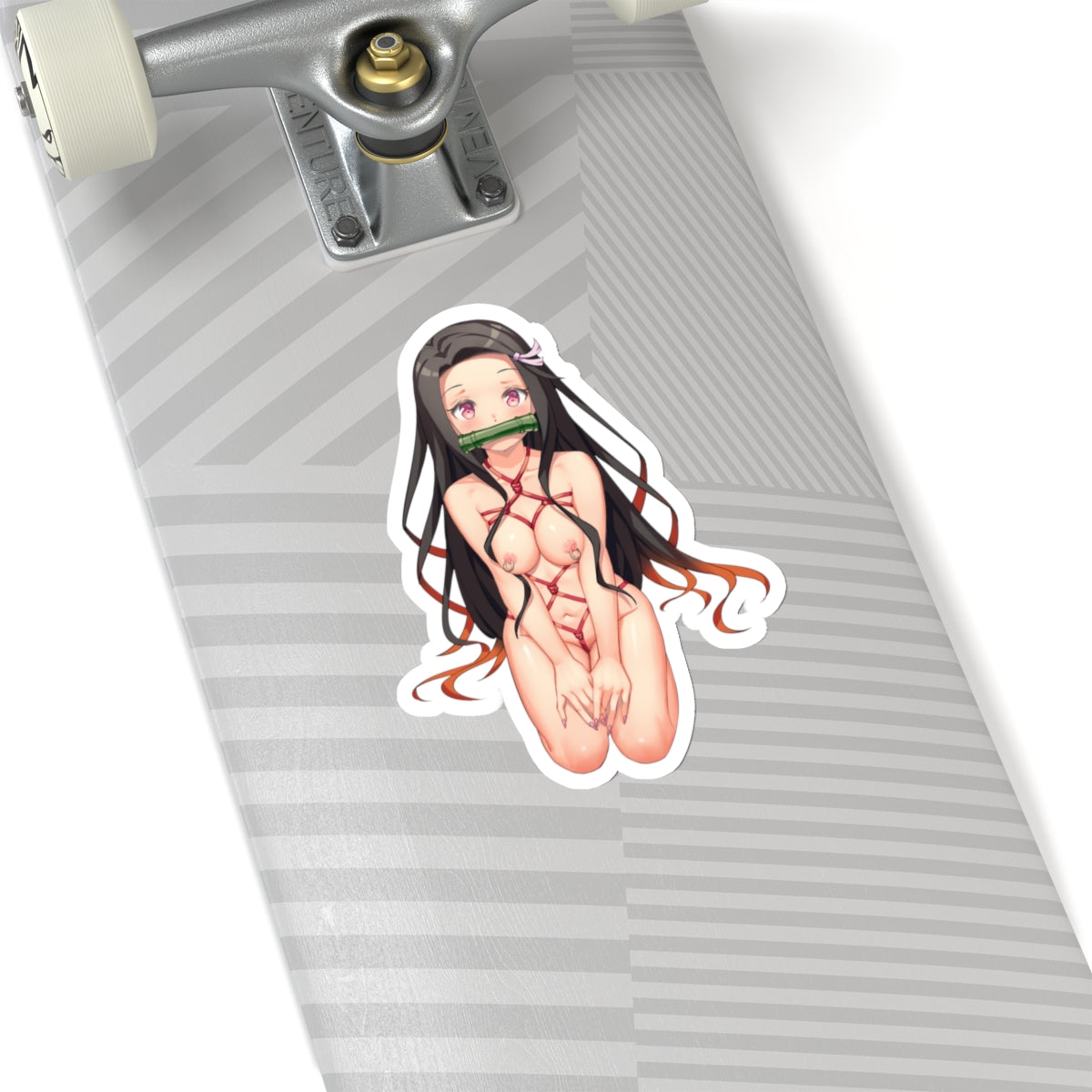 Sexy Anime Sticker | Nezuko Kamado | Lewd Anime Sticker | Lewd Sticker | Sexy Waifu Sticker | Shibari | Nipple Piercing