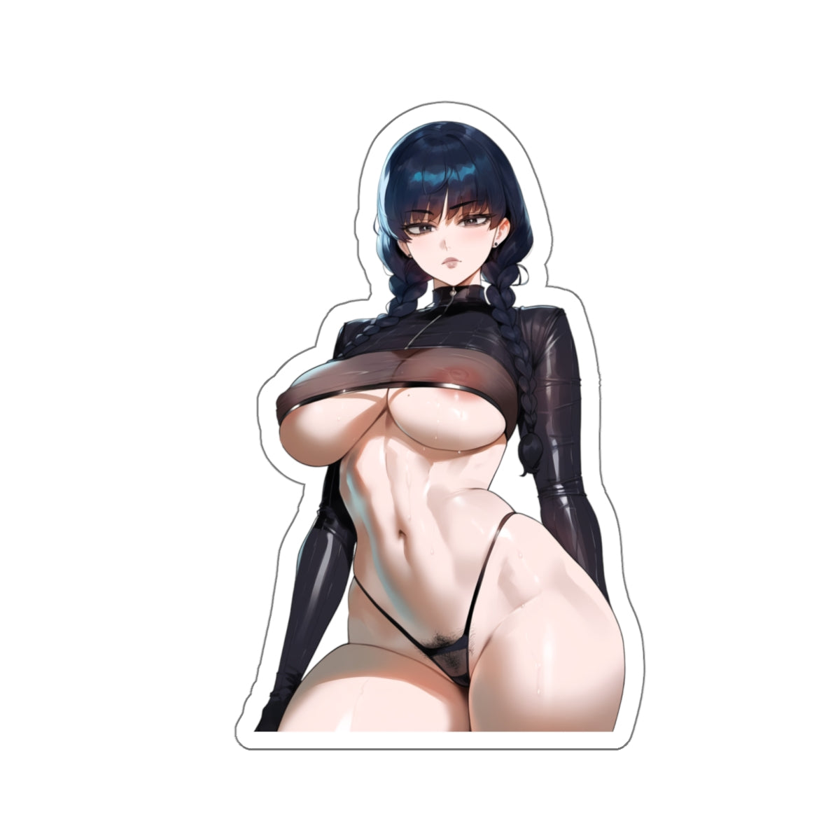 Wednesday | Waifu Sticker | Nipples | Public Hair