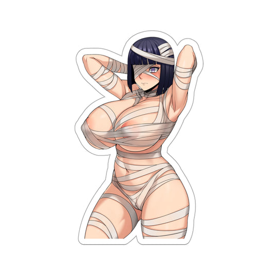 Lewd Hinata Sticker | Big Boobs | Naked Hinata | Bandages | Uncensored Anime | Sexy Anime Sticker | Lewd Anime Sticker | Otaku | Waifu | Huge Tits