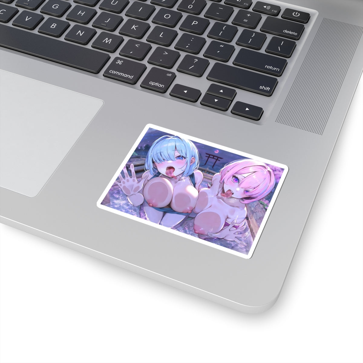 Waifu Sticker | Hentai Girls Sticker | Lewd Twins
