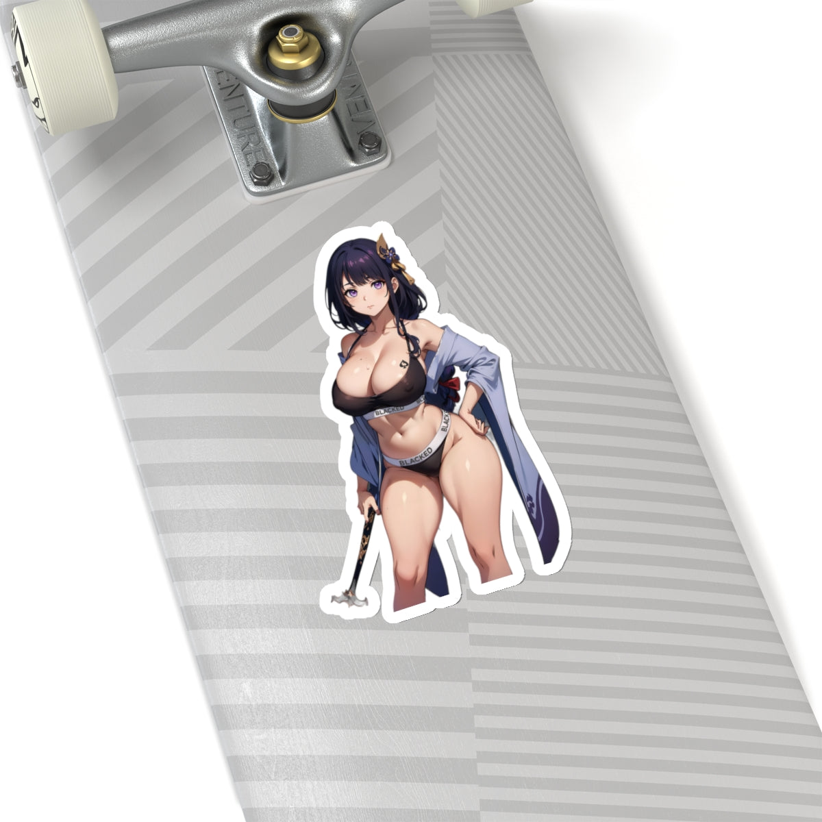 Sexy Anime Sticker | Raiden Shogun | Lewd Anime Sticker | Lewd Sticker | Sexy Waifu Sticker | Blacked | SAMSARA_AI