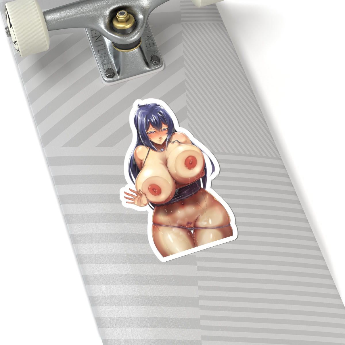 Waifu Sticker | Hentai Girls Sticker | Boobs pressed agains glass