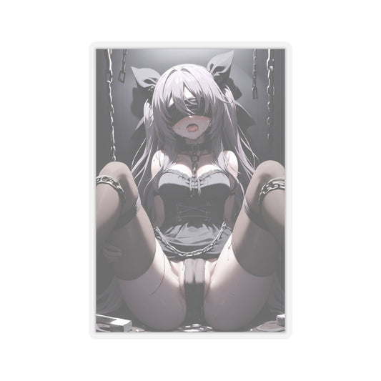 Sexy Anime Sticker | BDSM | Lewd Anime Sticker | Hentai Sticker | Bondage | Slave | Blindfold