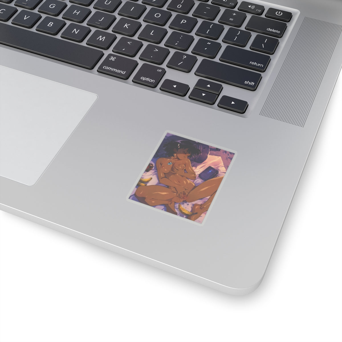 Sexy Anime Sticker | Nadia | Banana | Lewd Anime Sticker | Masturbation | Sexy Ebony | Brown Skin | Hentai Sticker