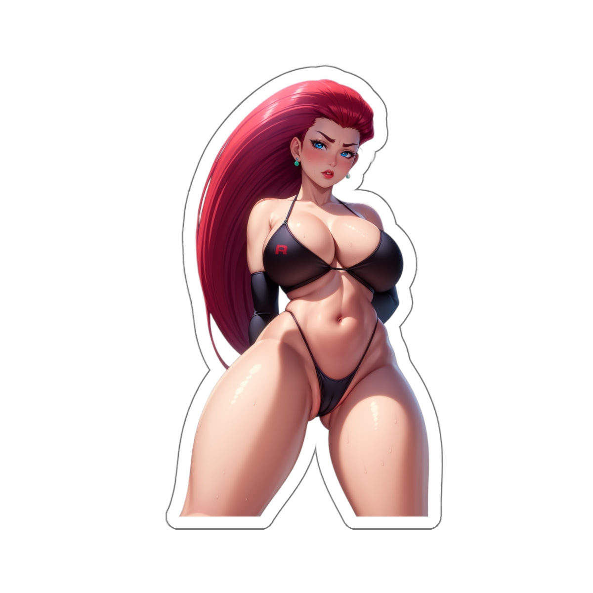 Sexy Anime Sticker | Jessie | Lewd Anime Sticker | Lewd Sticker | Sexy Waifu Sticker | Bikini