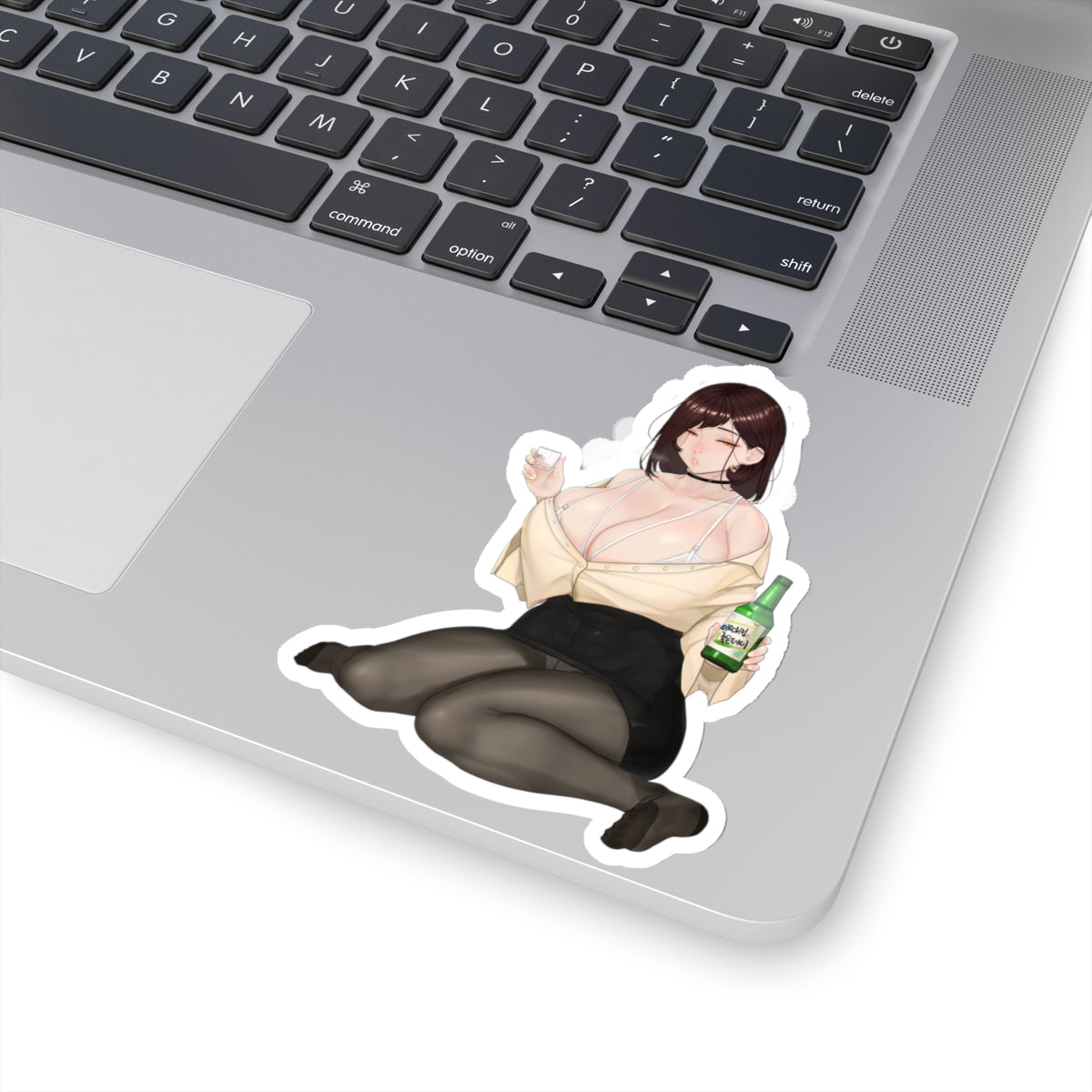 Sexy Anime Sticker | Dark Elven | Last Origin | Lewd Anime Sticker | Lewd Sticker | Sexy Waifu Sticker | Yuri | Bunny Ears | Bunny | Big Tits