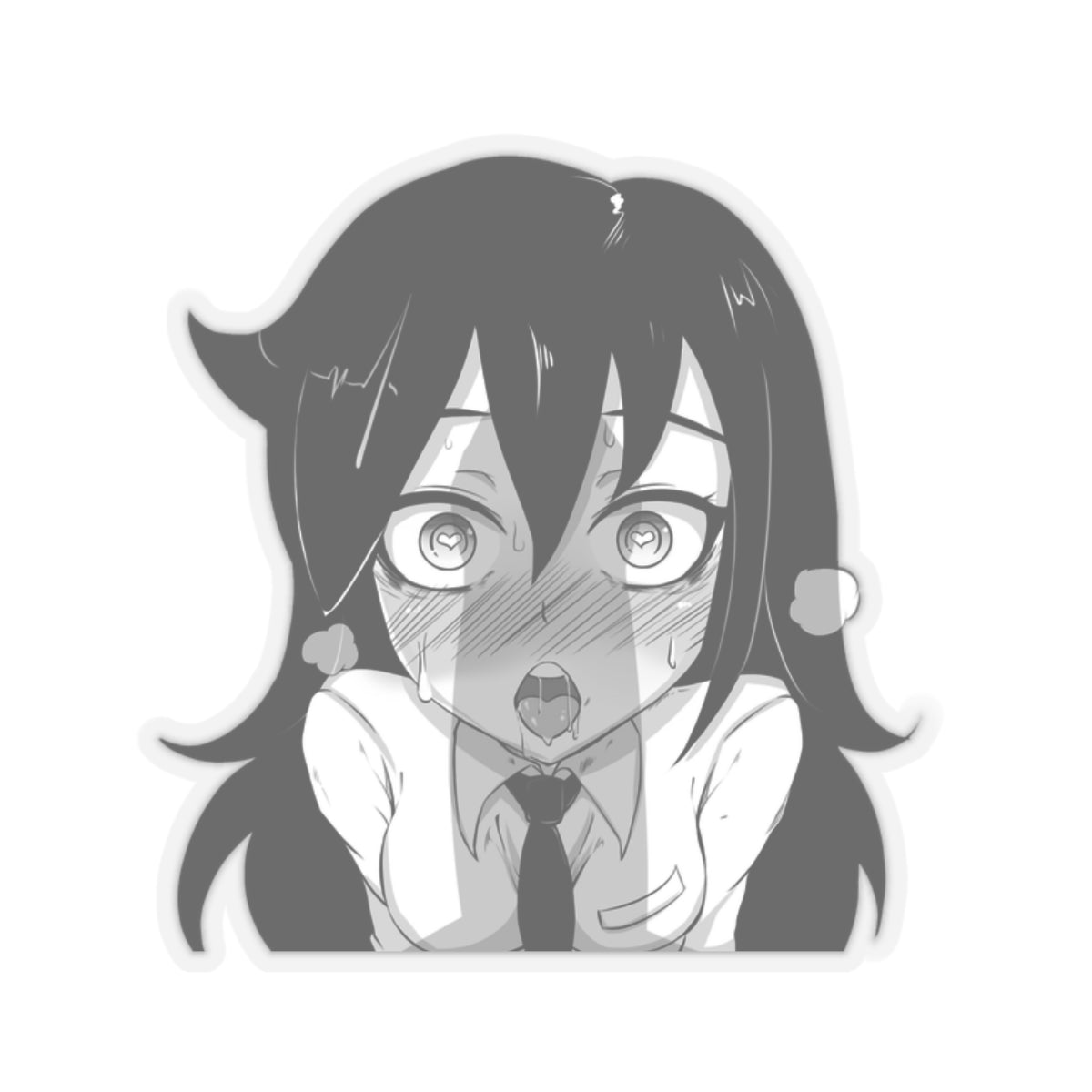 Funny Anime Sticker |Blowjob | Lewd Sticker | Funny Sticker | Shadow | Heart