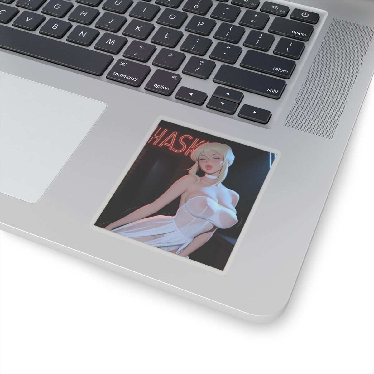 Lewd Sticker | Blod White Dress | Hentai NSFW Sticker | Stripper