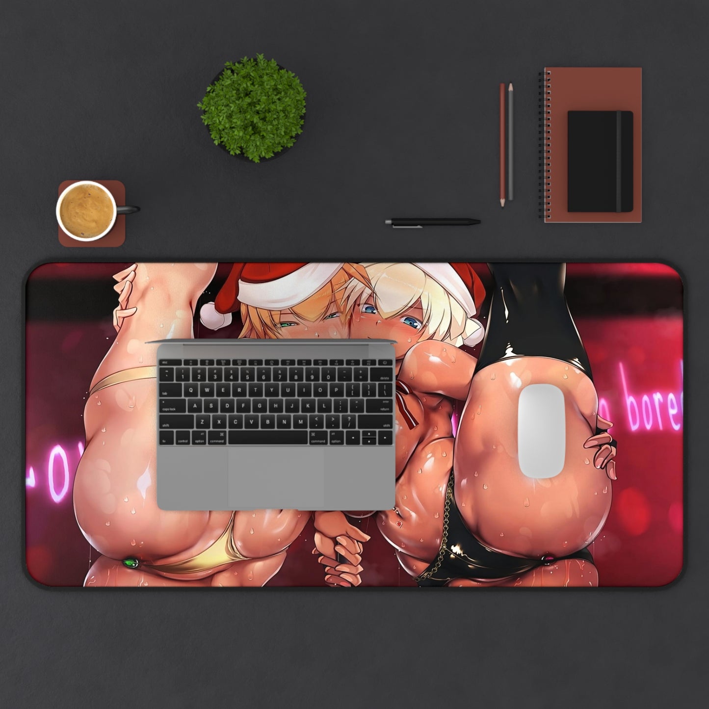 Lewd Mouse Pad | Christmas Strippers | NSFW | Anal Plug | Ecchi | Waifu | Sexy Playmat | Stripper