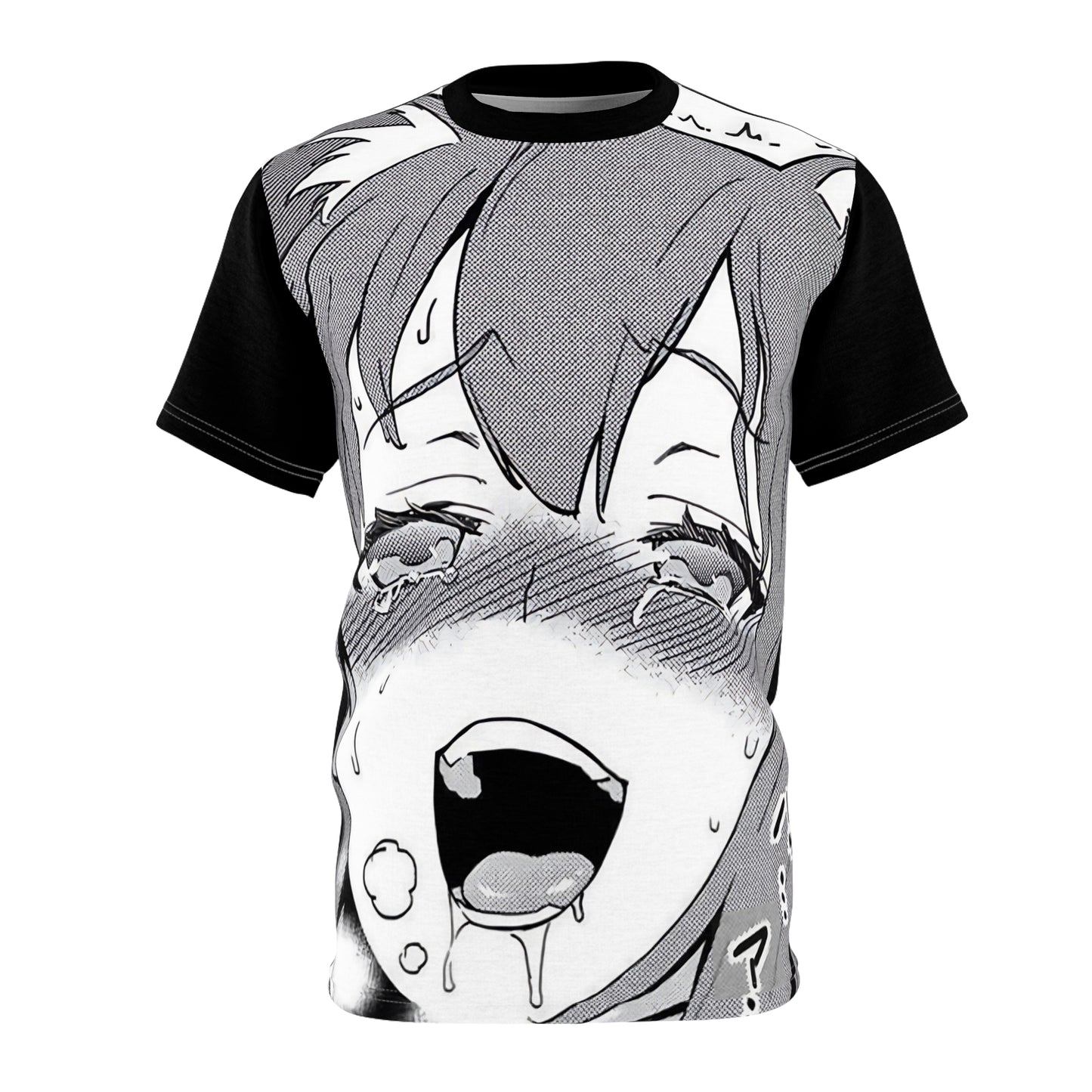 Ahegao Lewd Anime Girl (AOP) | Anime T-Shirt