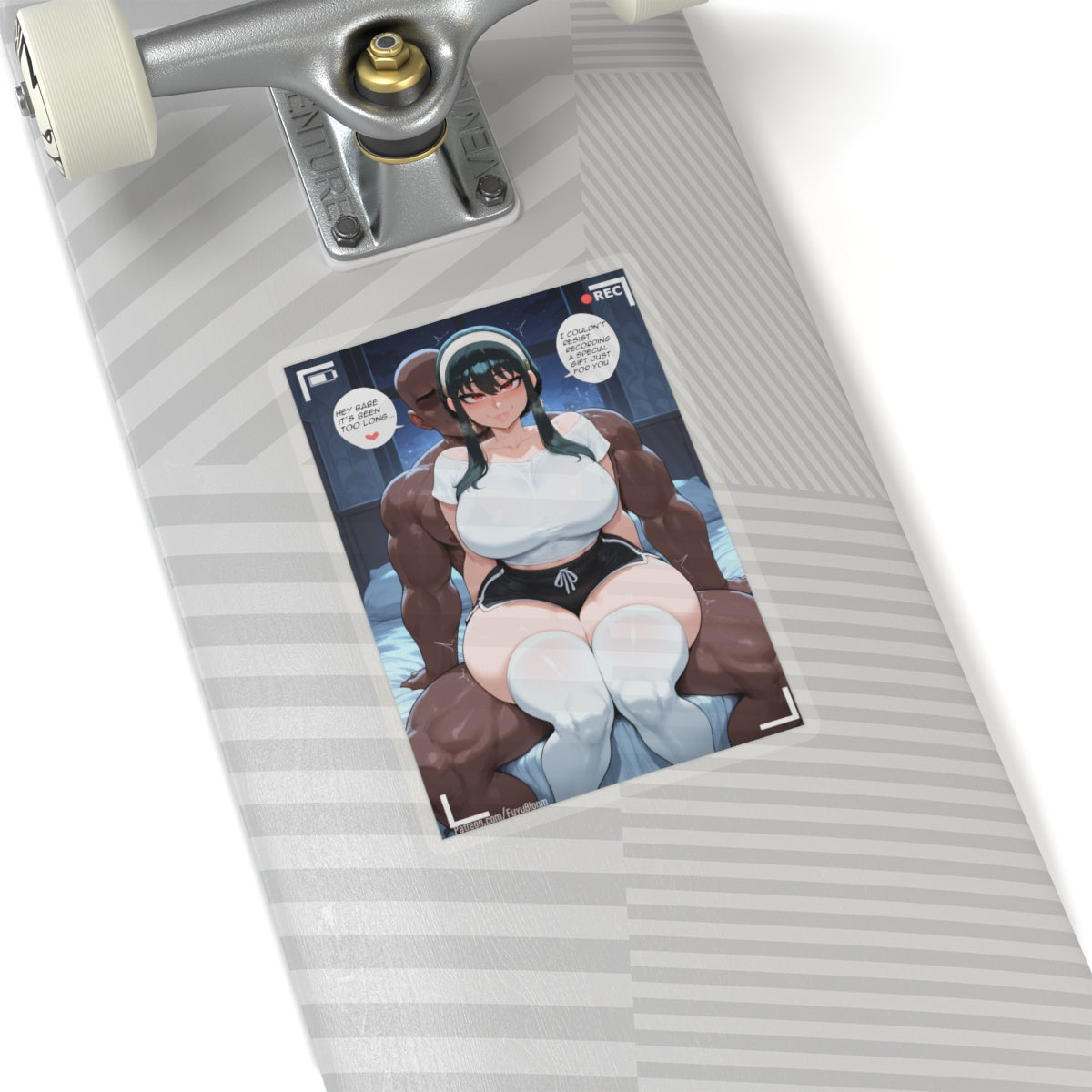 Lewd Recording Session Sticker | NTR Blacked | Hentai NSFW Sticker