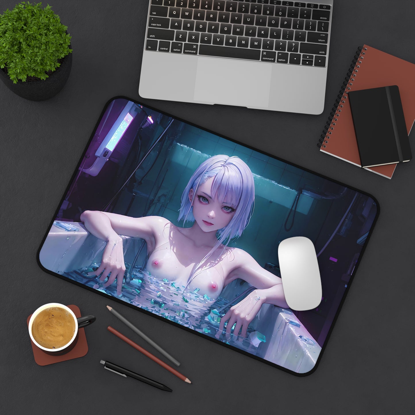 Lewd Edgerunners Mouse Pad | NSFW | Cyberpunk | Lucy | Boobs | Uncensored Tits | Rule34 Edgerunners | Ecchi | Waifu | Otaku | Sexy Playmat | Naked Anime Girl