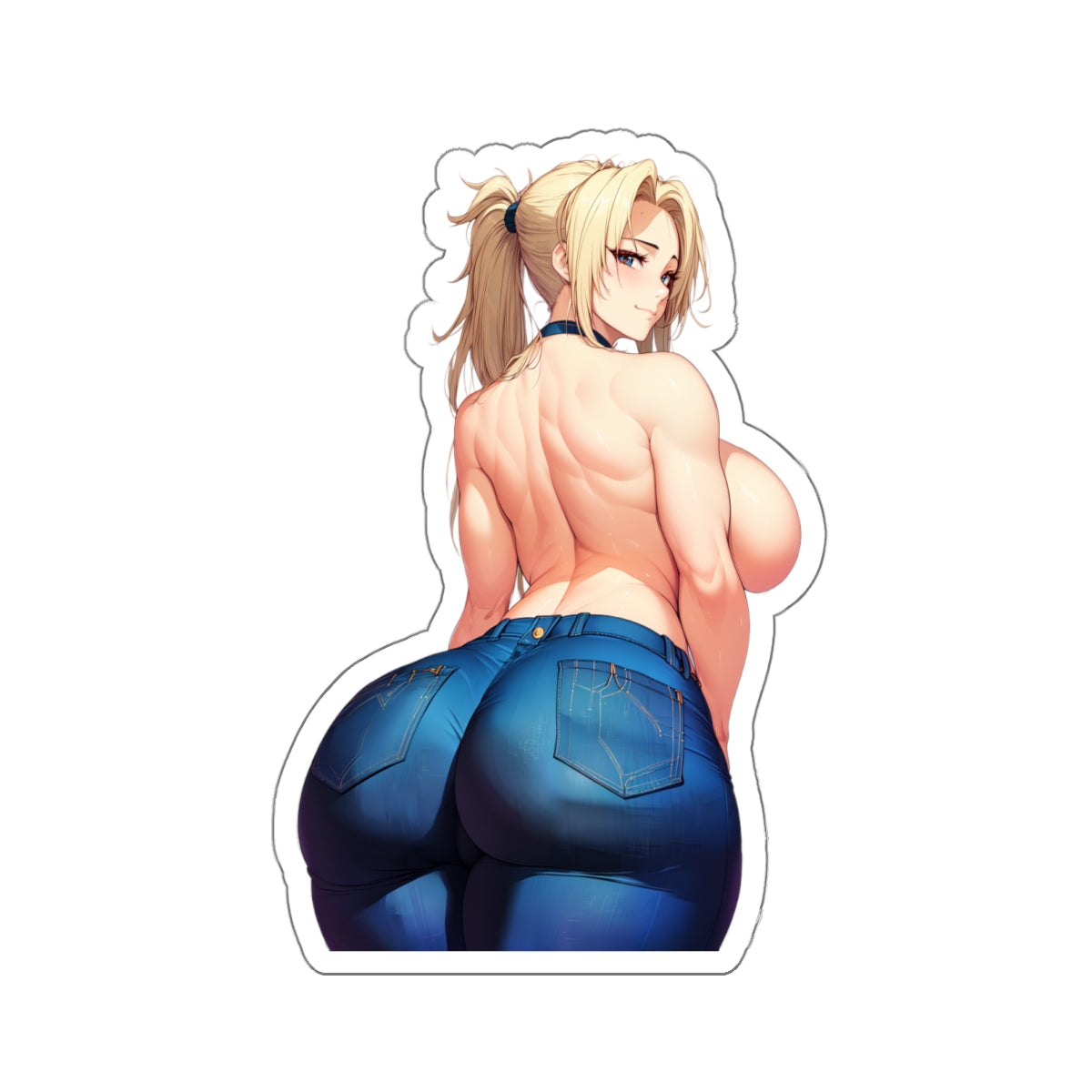 Sexy Waifu Sticker | Sexy Mommy | Big Booty | Fat Ass | Sexy Anime Sticker | Lewd Anime Sticker | Otaku | Waifu