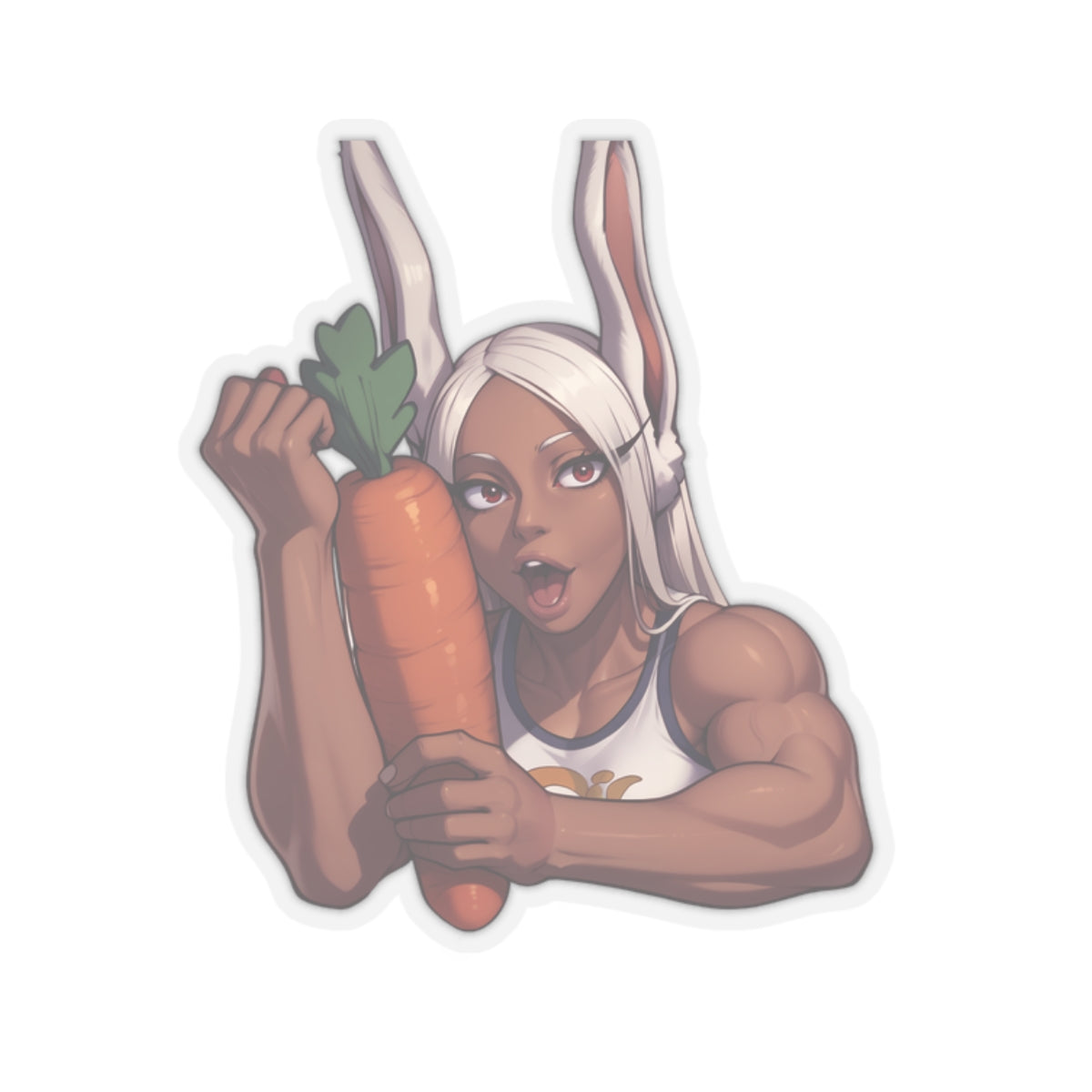 Waifu Sticker | Hentai Girls Sticker | MHA Funny Carrot Bunny Girl