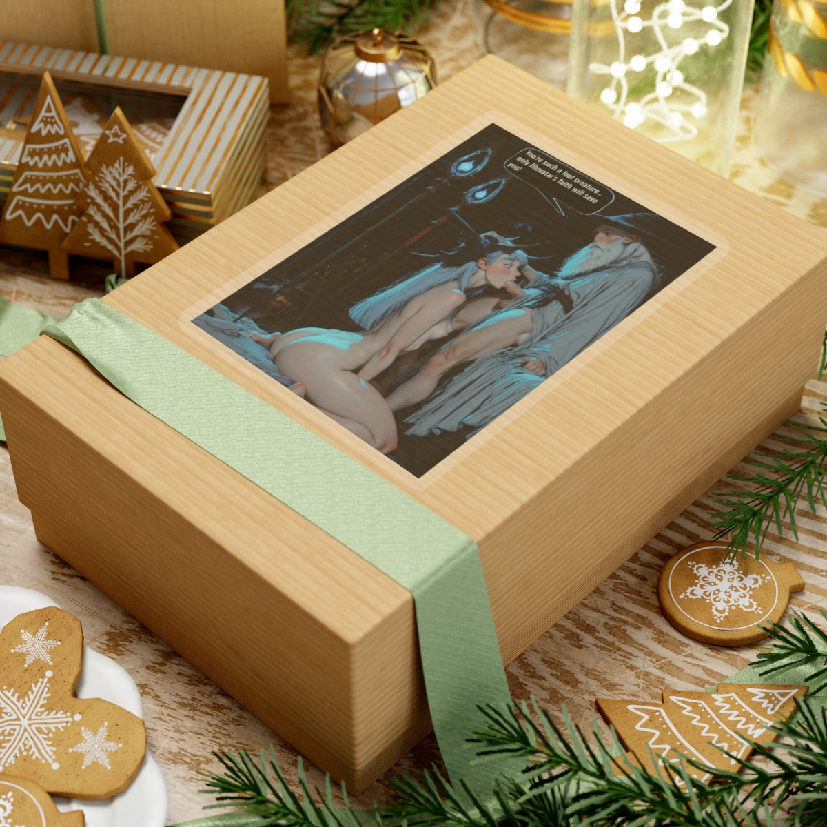 Horny Wizard Sticker | Nude Demon Blowjob | Hentai NSFW Sticker