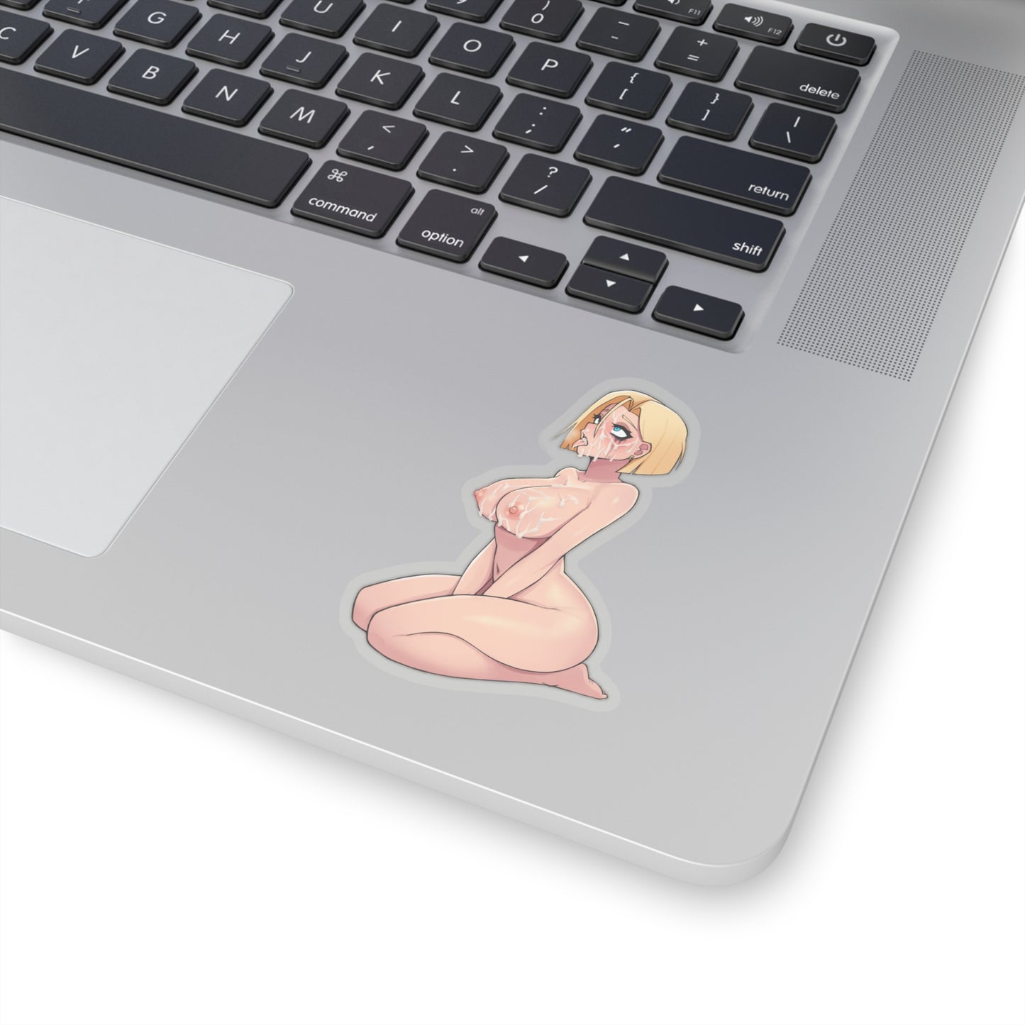 Lewd Android 18 Sticker | Kiss-Cut Sticker | Naked Android 18 | Nude Android 18 | Ahegao Face Sticker | Uncensored Anime | Dragon Ball | Sexy Anime Sticker | Lewd Anime Sticker | Otaku | Waifu | Cum