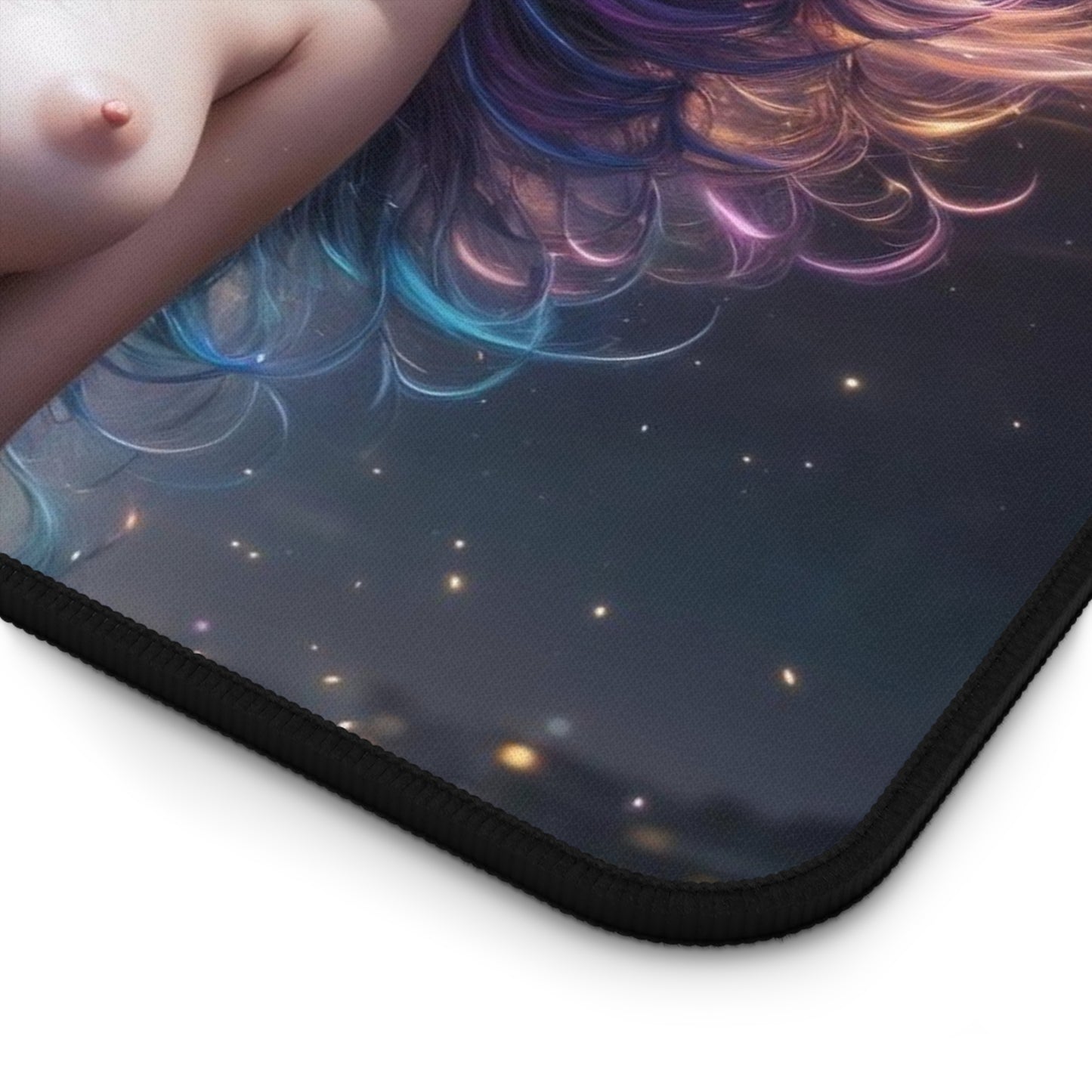 Lewd Mouse Pad | NSFW | Uncensored Mouse Pad | Naked Anime Girl | Neon Colors | Ecchi | Waifu | Ahegao | Sexy Playmat | Erotic