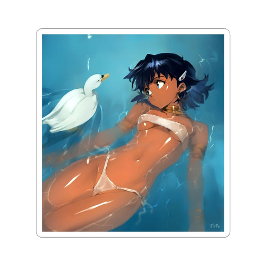 Sexy Waifu Sticker | Nadia | Yuri | Brown Skin