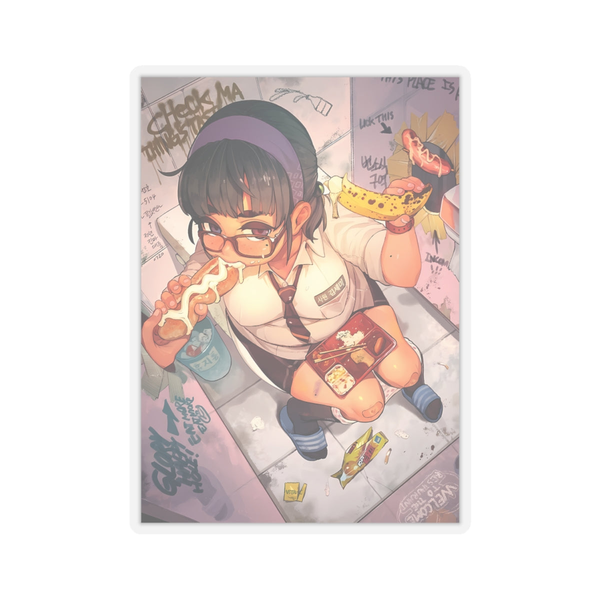 Lewd Waifu Sticker | Blowjob | Funny | Humor
