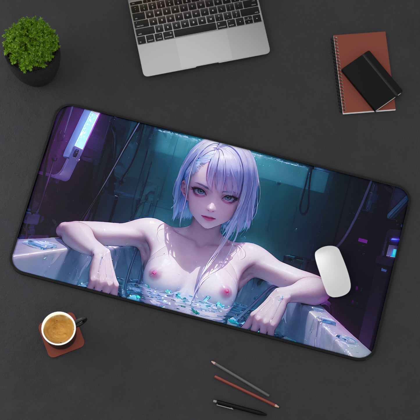 Lewd Edgerunners Mouse Pad | NSFW | Cyberpunk | Lucy | Boobs | Uncensored Tits | Rule34 Edgerunners | Ecchi | Waifu | Otaku | Sexy Playmat | Naked Anime Girl