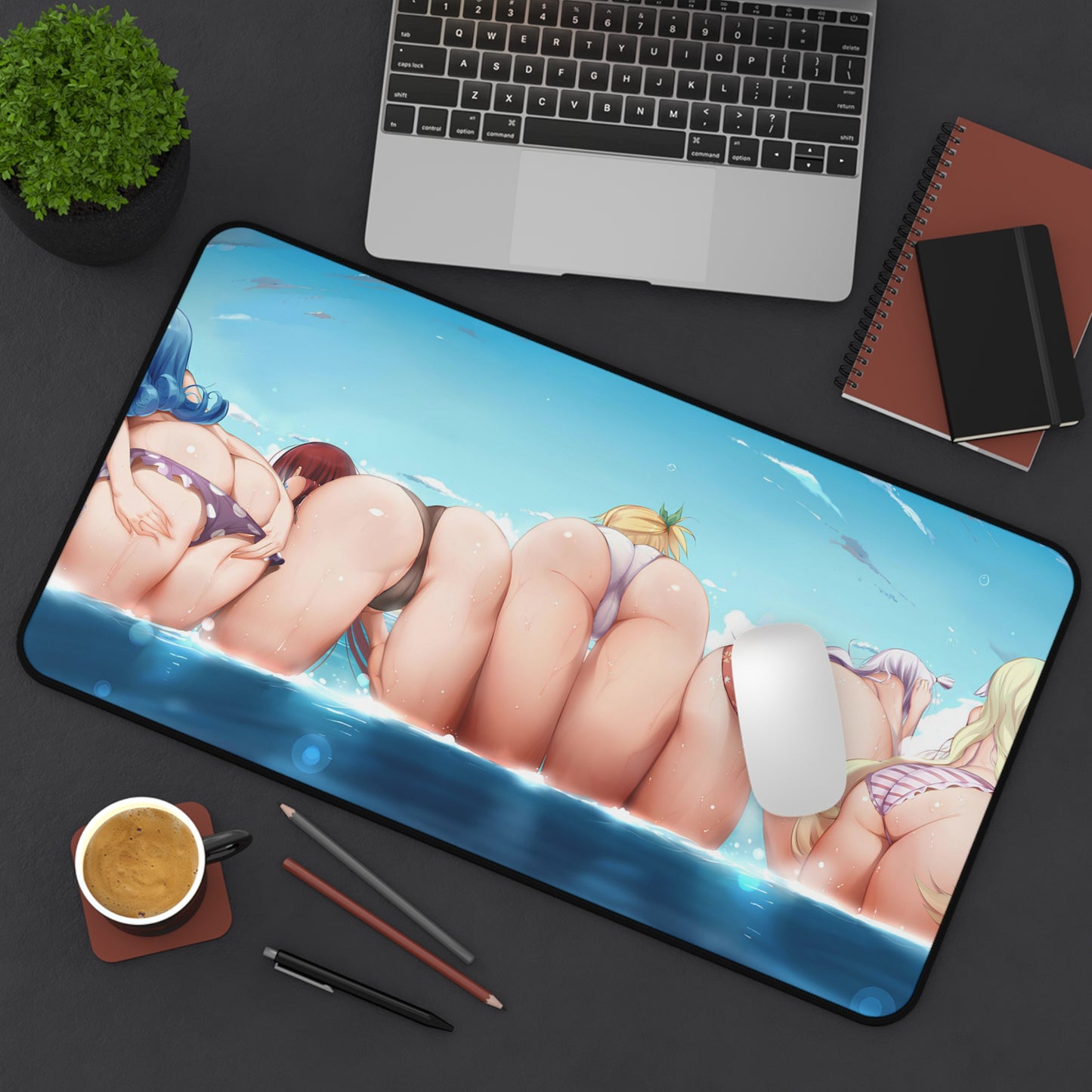 Sexy Fairy Tail Mouse Pad | Sexy Asses | Ecchi | Waifu | Ahegao | Otaku | Weeb | Lewd Anime Desk Mat | Anime Playmat