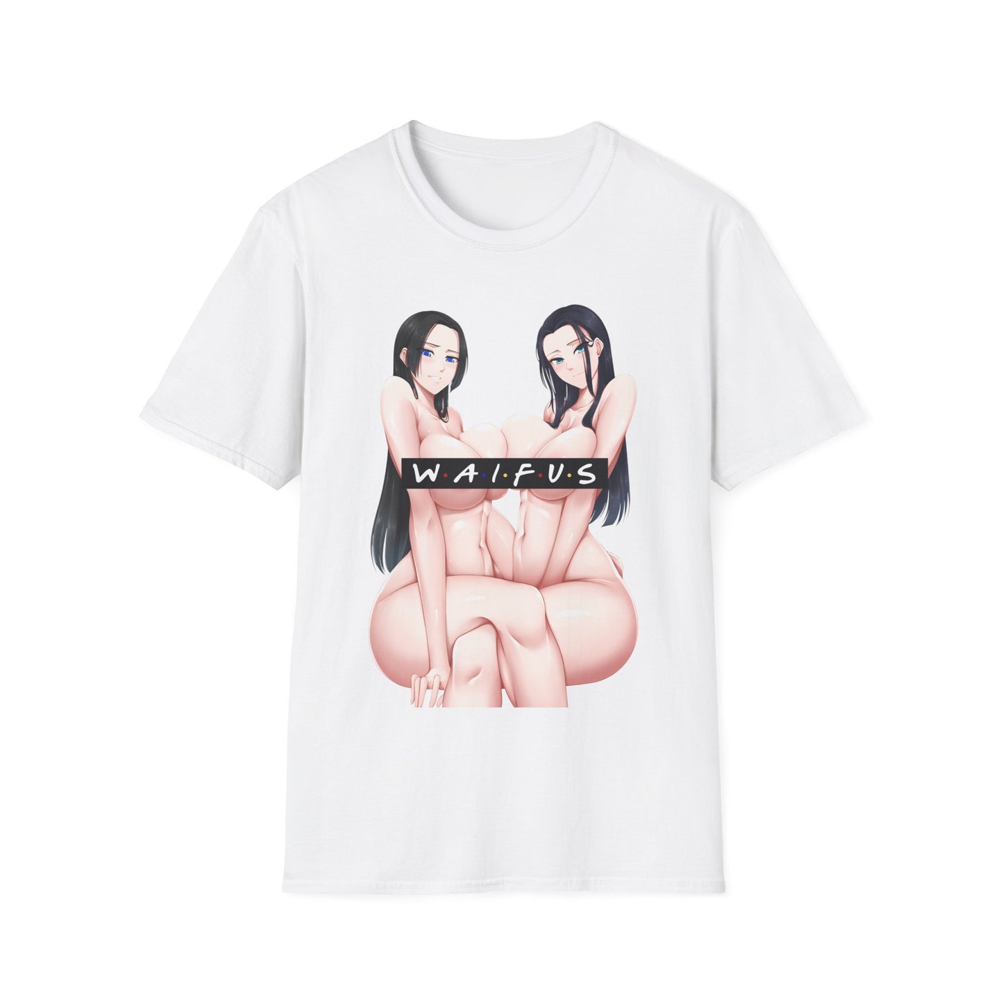 WAIFUS Tshirt | Sexy Anime Zwillinge | Ecchi | NSFW | Lewd Anime Tee | Ahegao | Otaku | Waifu