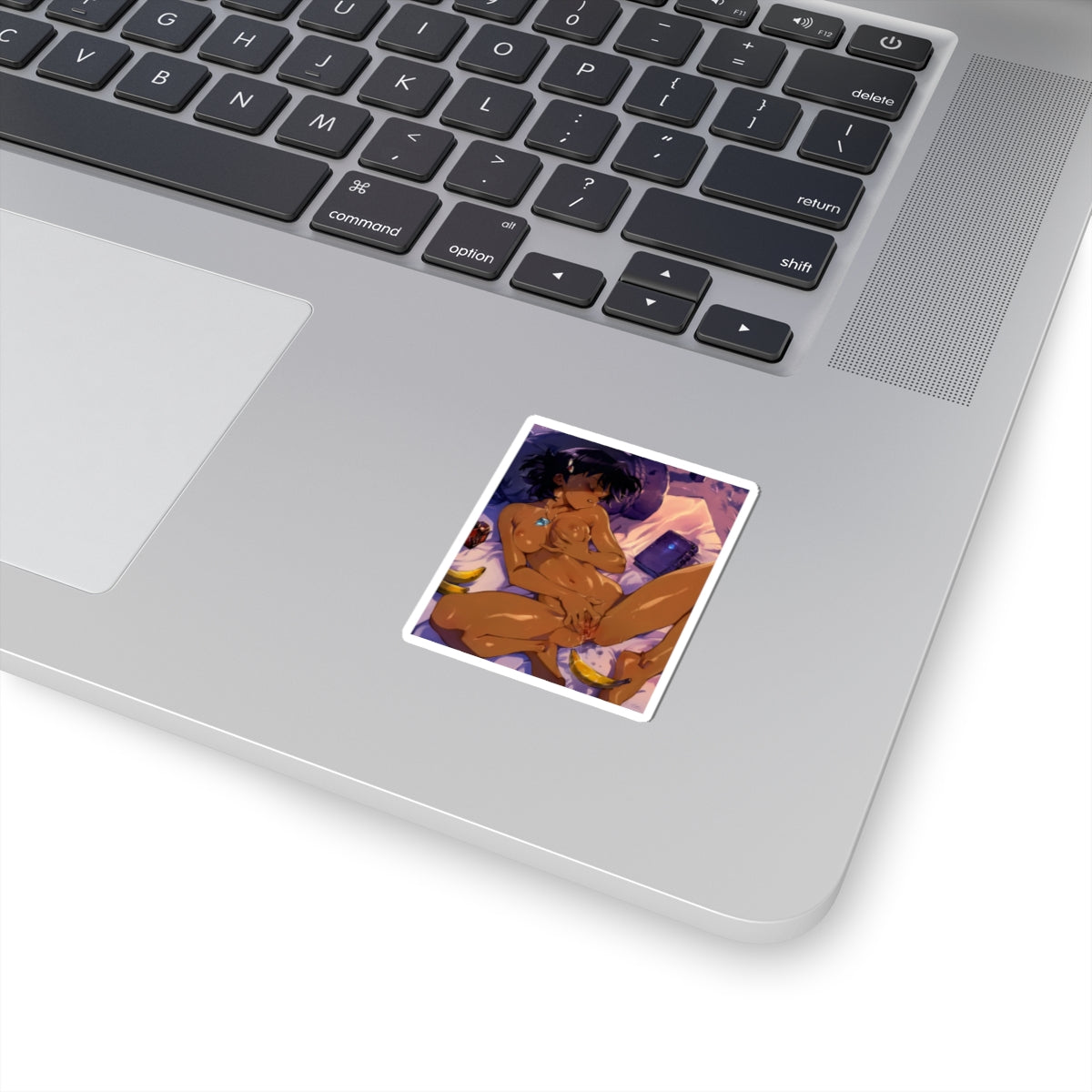 Sexy Anime Sticker | Nadia | Banana | Lewd Anime Sticker | Masturbation | Sexy Ebony | Brown Skin | Hentai Sticker