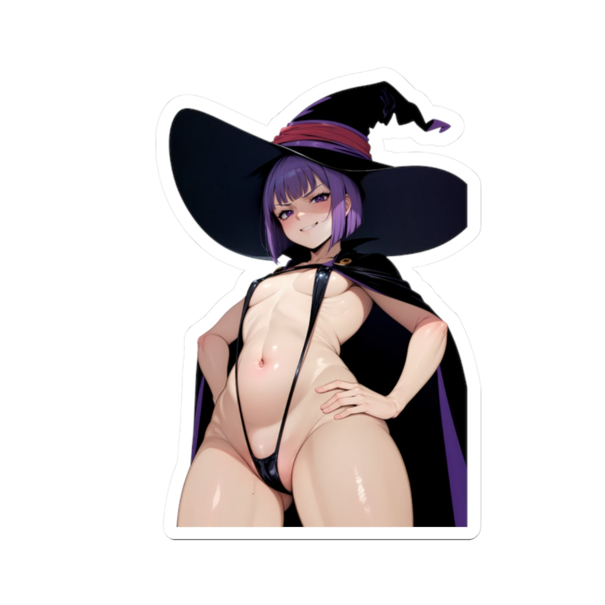 Waifu Sticker | Hentai Girls Sticker | Witch