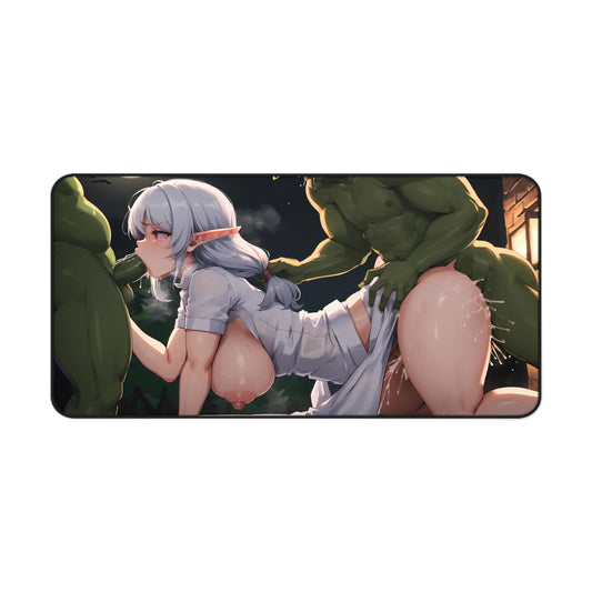 Lewd Mouse Pad | Elf Fucked By Orcs | NSFW | Goblin Slayer | Threesome | Tits | Ass | Sex | Wet Pussy | Fucking| Ecchi | Waifu | Otaku | Sexy Playmat | Naked Anime Girl | Elf