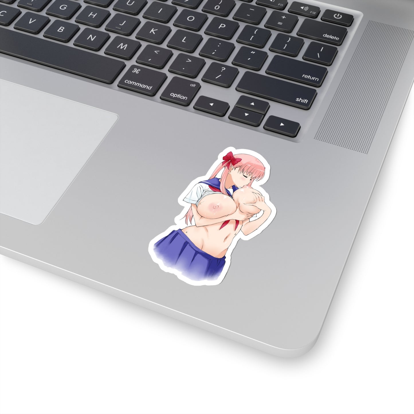 Lewd Nodoka Haramura Sticker | Sucking Own Nipple | Lewd Anime Sticker | Saki | Big Boobs | Tits | Otaku | Waifu | Uncensored Anime | Sexy Anime Sticker | Ginger | Red Hair | Red Head