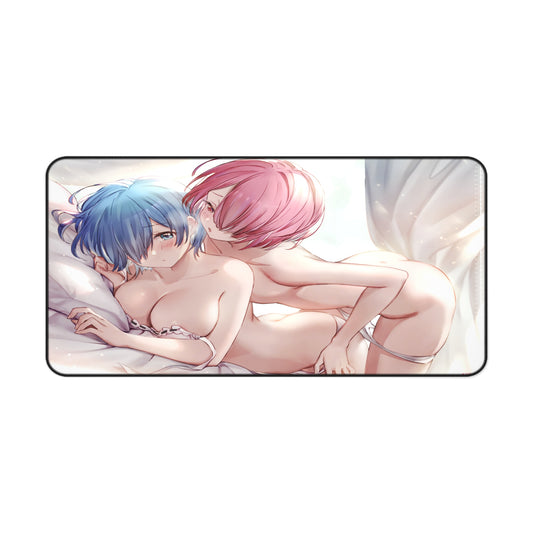 Re: Zero Mouse Pad | Rem and Ram | Rem Ram Mousepad| Re Zero | Ecchi | Waifu | Ahegao | Sexy Playmat | Erotic