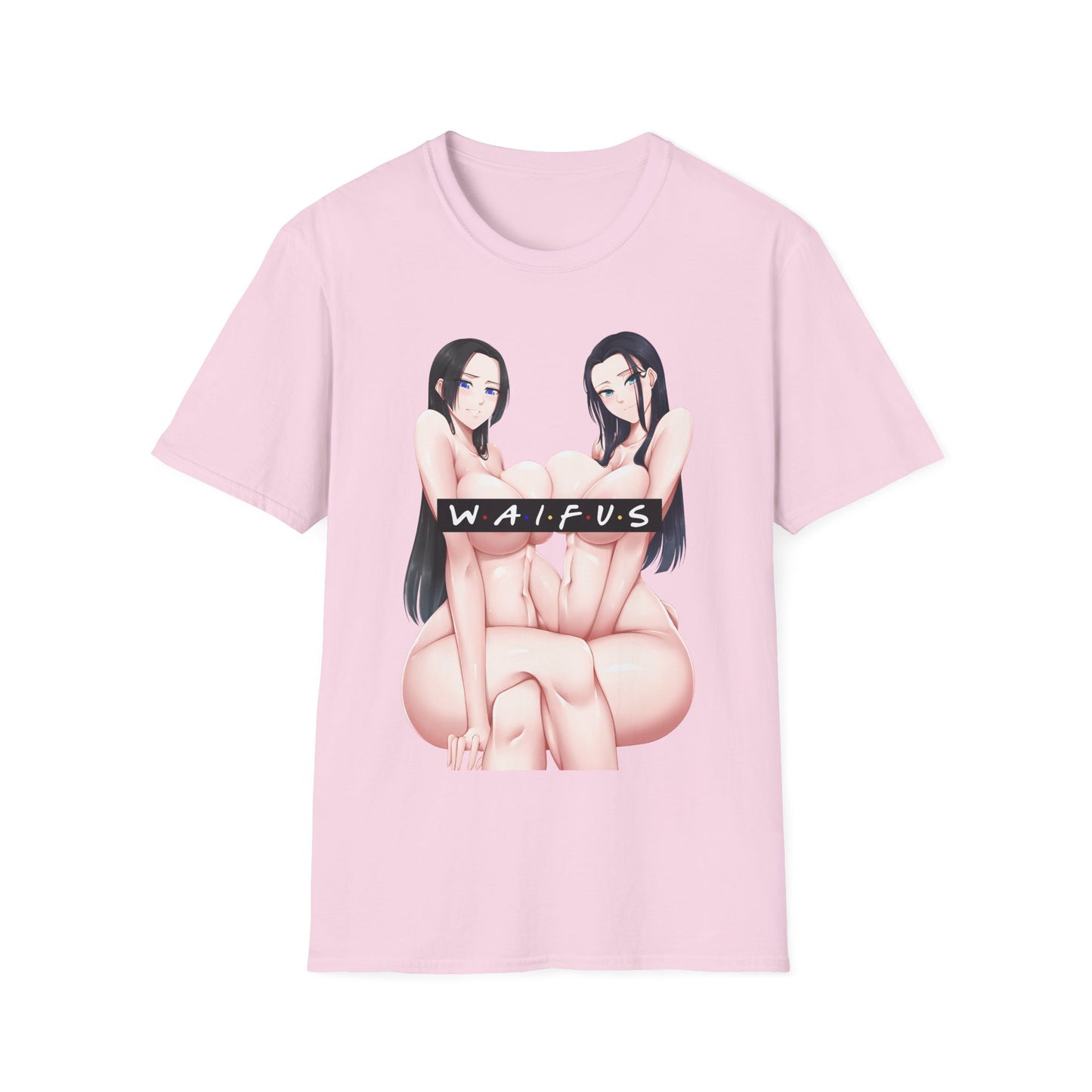 WAIFUS Tshirt | Sexy Anime Zwillinge | Ecchi | NSFW | Lewd Anime Tee | Ahegao | Otaku | Waifu