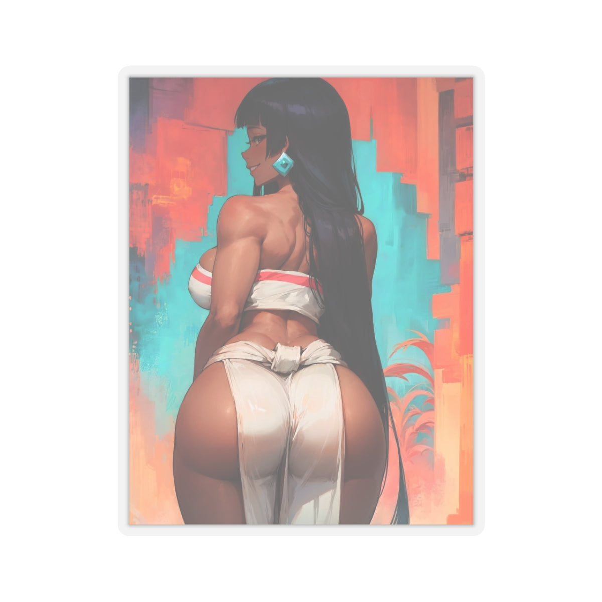 Sexy Latina Sticker | Ebony | Hentai | Eldorado | Brown Skin | Big Ass